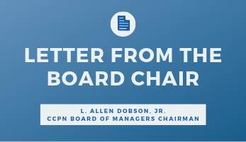 Letter from L. Allen Dobson, Jr., CCPN Board of Managers Chairman