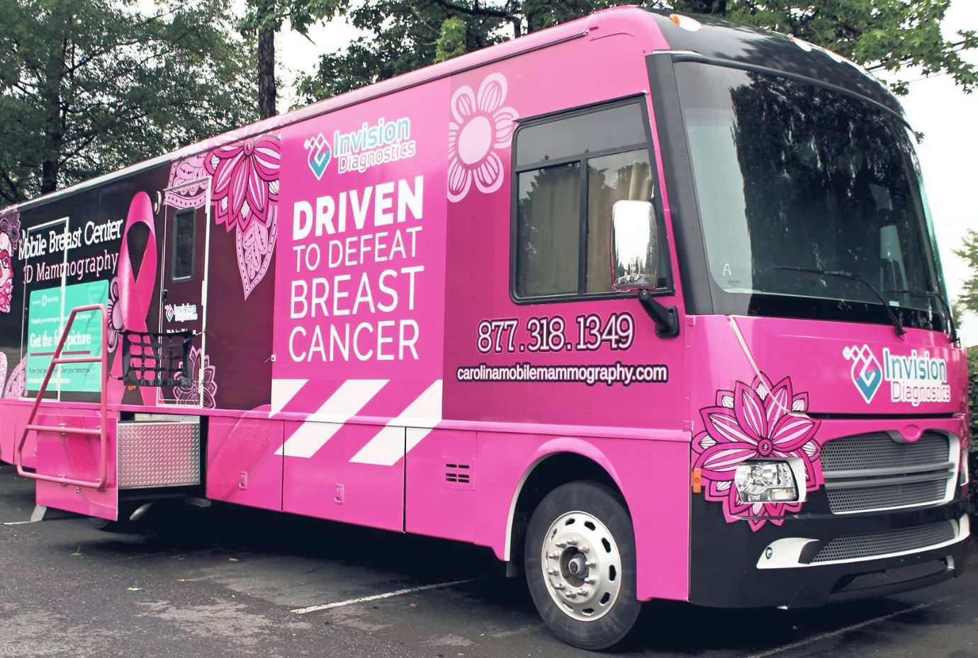 invision mobile mammogram bus